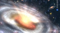 Black hole science fiction outer space