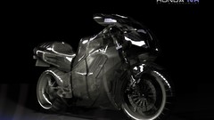 Black Honda vehicles 3D