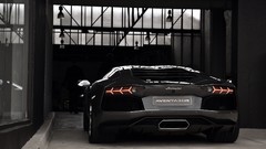 Black Lamborghini-Aventador