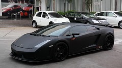 Black lamborghini gallardo
