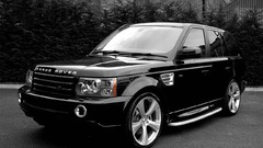 Black Land Rover