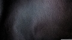 Black leather