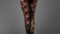 Black leather vinyl fashion shiny pants leggings zena