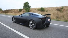 Black lexus lfa
