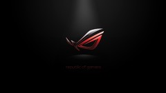 Black light asus clean Simple Background ROG