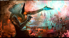 Black light emerging Art