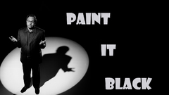 Black light man shadow