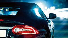 Black lights cars Jaguar XKR
