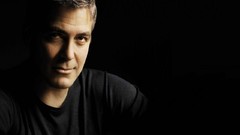 Black Men black background Actors Celebrity george clooney