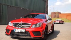 Black Mercedes Benz C63 Mercedes C 63 AMG