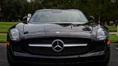Black mercedes sls