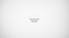 Black minimalistic white text