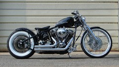 Black Motorcycles chrome Chopper