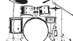 Black Music retro Drums