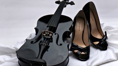 Black Music white Shoes violins