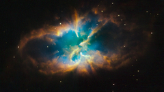 Black outer space nebulae