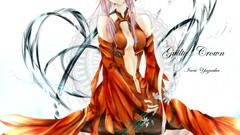 Black paintings gloves drawings shoulders anime girls guilty 