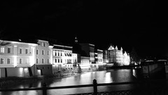 Black Poland monochrome urban cityscapes Opole