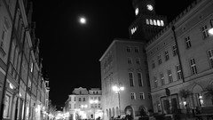 Black Poland monochrome urban cityscapes Opole