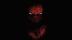 Black red black background Spider-Man artwork marvel comics