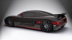 Black red cars Koenigsegg