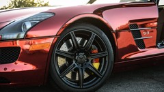 Black red cars wheels Mercedes-Benz exterior sls amg mercedes 