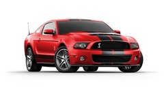 Black red front stripes ford mustang shelby gt500 muscle cars 