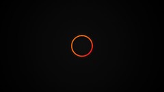 Black red rings minimalistic red ring of death