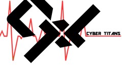 Black red white logos cyber titans