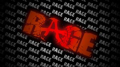 Black red white rage Typography video games C9