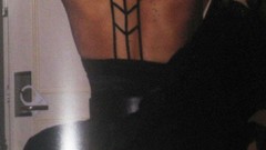 Black rihanna panties selfshot white thong