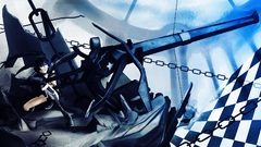 Black rock shooter blue