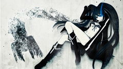 Black rock shooter blue