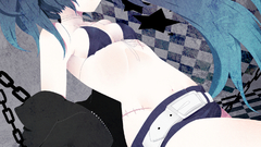 Black rock shooter blue