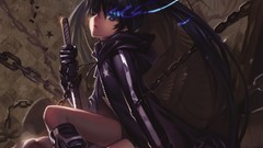 Black rock shooter blue