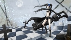 Black rock shooter blue