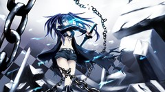 Black rock shooter blue