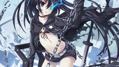 Black rock shooter blue
