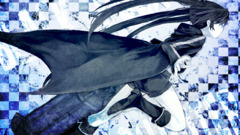 black rock shooter kuroi mato anime girls Anime long hair