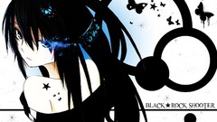 black rock shooter kuroi mato anime girls Anime Women face
