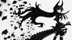 black rock shooter kuroi mato sword anime girls Anime red eyes