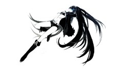 Black rock shooter Simple Background