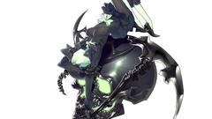 Black rock shooter Simple Background Dead Master