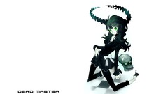 Black rock shooter Simple Background Dead Master