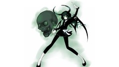 Black rock shooter Simple Background Dead Master