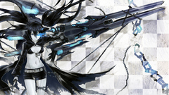 Black rock shooter twintails