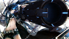 Black rock shooter twintails