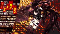 Black rock shooter twintails Insane Black Rock Shooter