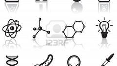 Black Science icons minimalistic