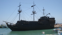 Black ship pearl pirate stock Watercraft tanglimara